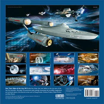 Star Trek: prime immagini dai calendari del 2013